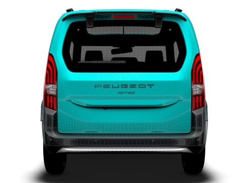 Peugeot Rifter GT 2025 3D Model
