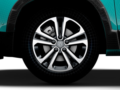Peugeot Rifter GT 2025 3D Model