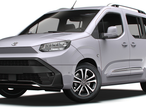 Toyota ProAce City E Verso L1 2025 Modello 3D