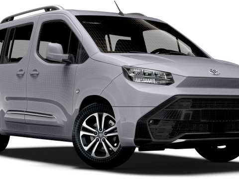 Toyota ProAce City E Verso L1 2025 Modello 3D