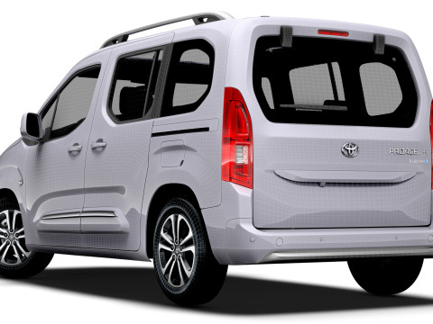 Toyota ProAce City E Verso L1 2025 Modello 3D