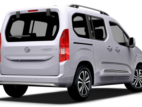Toyota ProAce City E Verso L1 2025 Modello 3D