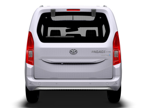 Toyota ProAce City E Verso L1 2025 Modello 3D