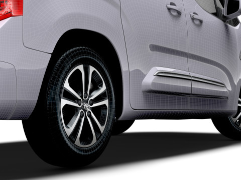 Toyota ProAce City E Verso L1 2025 Modello 3D