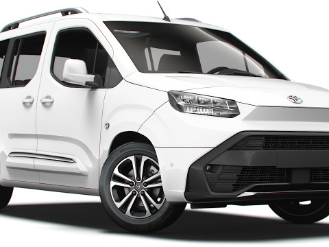 Toyota ProAce City Verso L1 2025 3D मॉडल