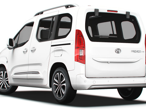 Toyota ProAce City Verso L1 2025 Modello 3D