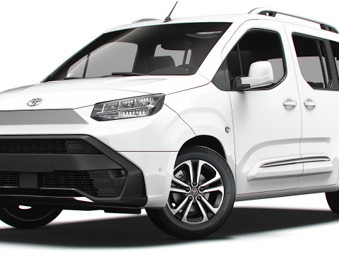 Toyota ProAce City Verso L1 2025 Modello 3D