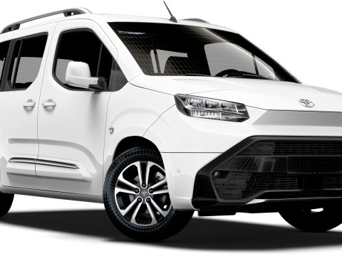 Toyota ProAce City Verso L1 2025 Modello 3D