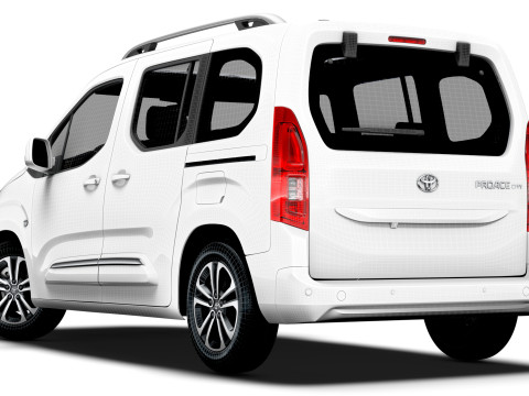 Toyota ProAce City Verso L1 2025 Modello 3D