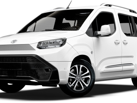 Toyota ProAce City Verso L1 2025 Modello 3D