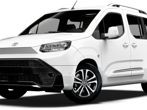 Toyota ProAce City Verso L1 2025 3D Model