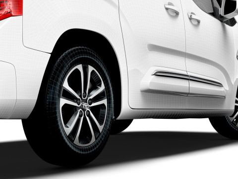 Toyota ProAce City Verso L1 2025 Modello 3D