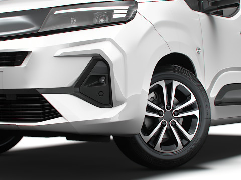 Vauxhall Combo Electric 2025 3D 模型