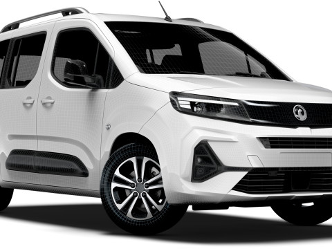 Vauxhall Combo Electric 2025 3D 模型