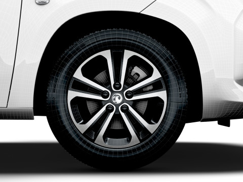 Vauxhall Combo Electric 2025 3D 模型