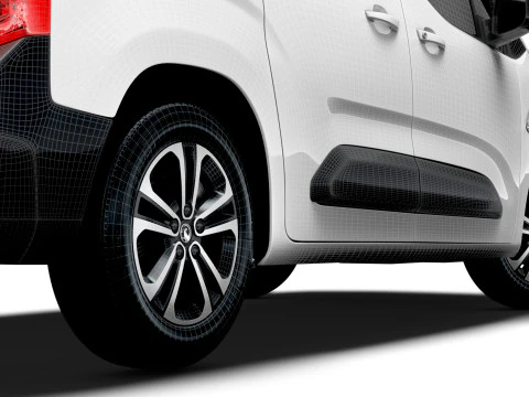 Vauxhall Combo El&eacute;trico 2025 Modelo 3D