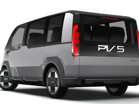 Kia PV5 2025 Modèle 3D