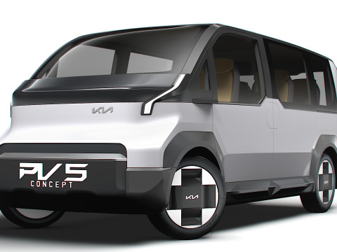 Kia PV5 2025 Modèle 3D