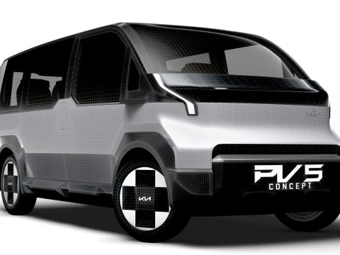 Kia PV5 2025 3D Model