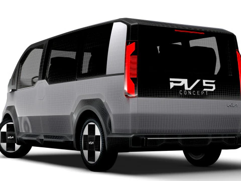 Kia PV5 2025 3D Model