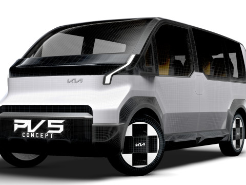 Kia PV5 2025 Modèle 3D