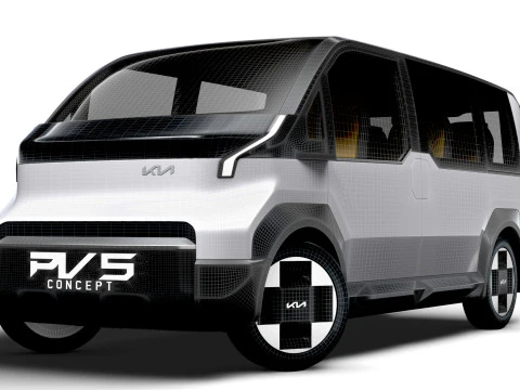 Kia PV5 2025 3D Model