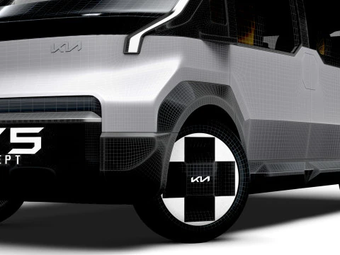 Kia PV5 2025 3D Model