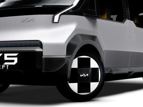Kia PV5 2025 Modèle 3D