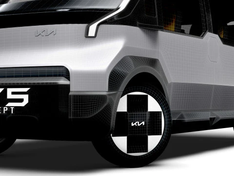 Kia PV5 2025 3D Model