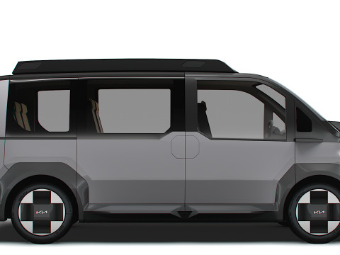 Kia PV5 RoboTaxi 2025 Modèle 3D