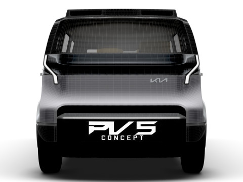 Kia PV5 RoboTaxi 2025 Modèle 3D