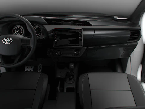 Toyota Hilux Xtra Cab HQ Interior 2024 3D Model