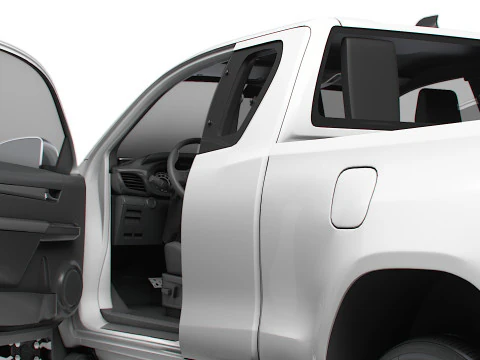 Toyota Hilux Xtra Cab HQ Interior 2024 3D Model