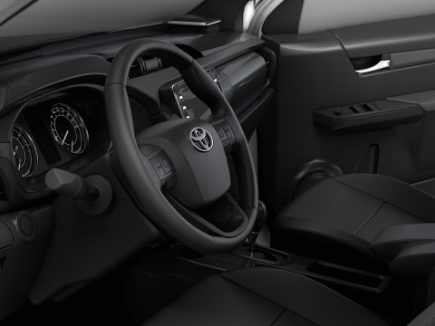 Toyota Hilux Xtra Cab HQ Interior 2024 3D Model