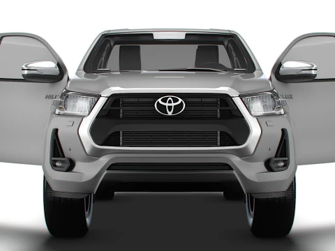 Toyota Hilux Xtra Cab HQ Interior 2024 3D Model