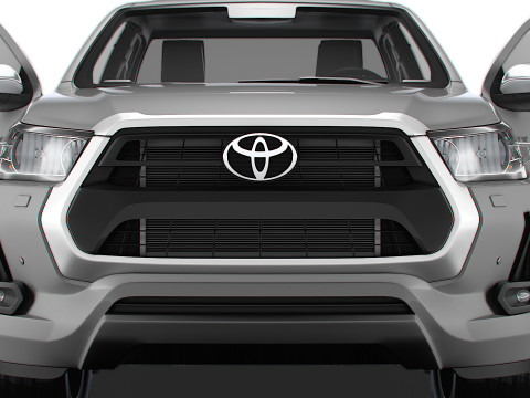 Toyota Hilux Xtra Cab HQ Interior 2024 3D Model