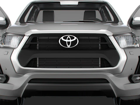 Toyota Hilux Xtra Cab HQ Interior 2024 3D Model