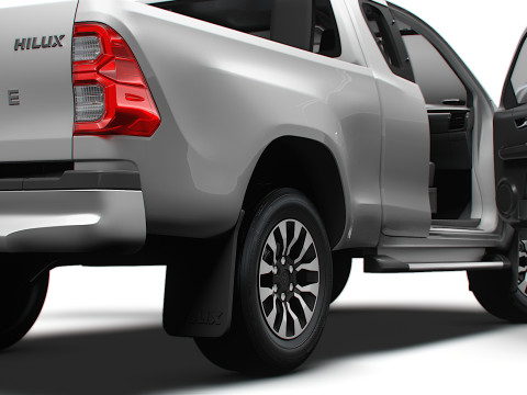 Toyota Hilux Xtra Cab HQ Interior 2024 3D Model