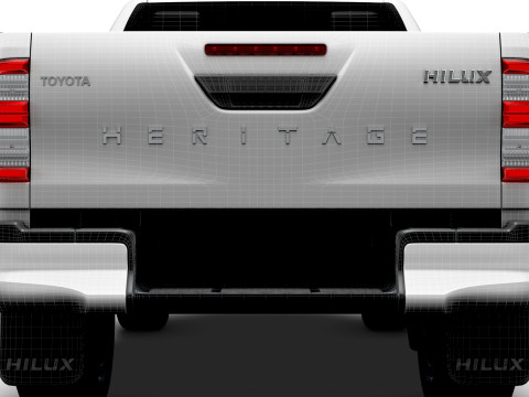 Toyota Hilux Xtra Cab HQ Interior 2024 3D Model
