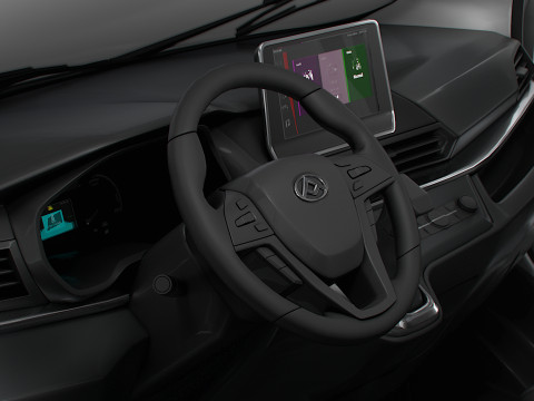 Maxus Deliver 9 Van L3H2 HQInterior 2025 3D Model