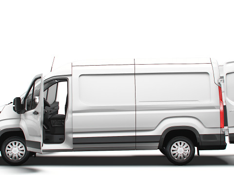 Maxus Deliver 9 Van L3H2 HQInterior 2025 3D Model