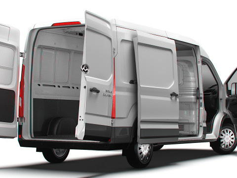 Maxus Deliver 9 Van L3H2 HQInterior 2025 3D Model