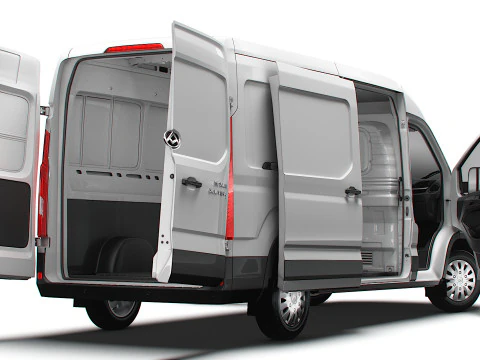 Maxus Deliver 9 Van L3H2 HQInterior 2025 3D Model