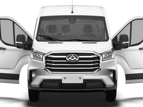 Maxus Deliver 9 Van L3H2 HQInterior 2025 3D Model
