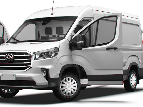 Maxus Deliver 9 Van L3H2 HQInterior 2025 3D Model