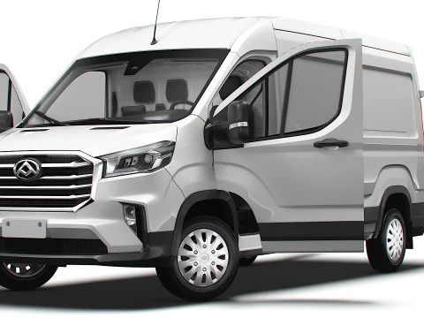 Maxus Deliver 9 Van L3H2 HQInterior 2025 3D Model