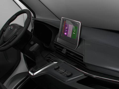 Maxus Deliver 9 Van L3H2 HQInterior 2025 3D Model