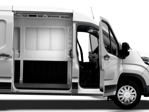 Maxus Deliver 9 Van L3H2 HQInterior 2025 3D Model