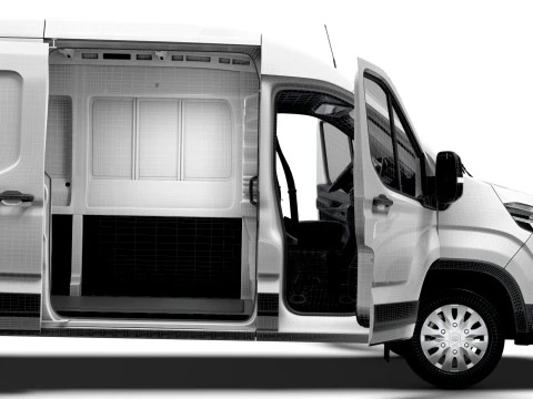 Maxus Deliver 9 Van L3H2 HQInterior 2025 3D Model