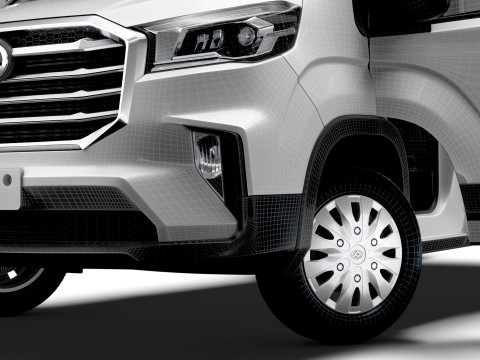 Maxus Deliver 9 Van L3H2 HQInterior 2025 3D Model
